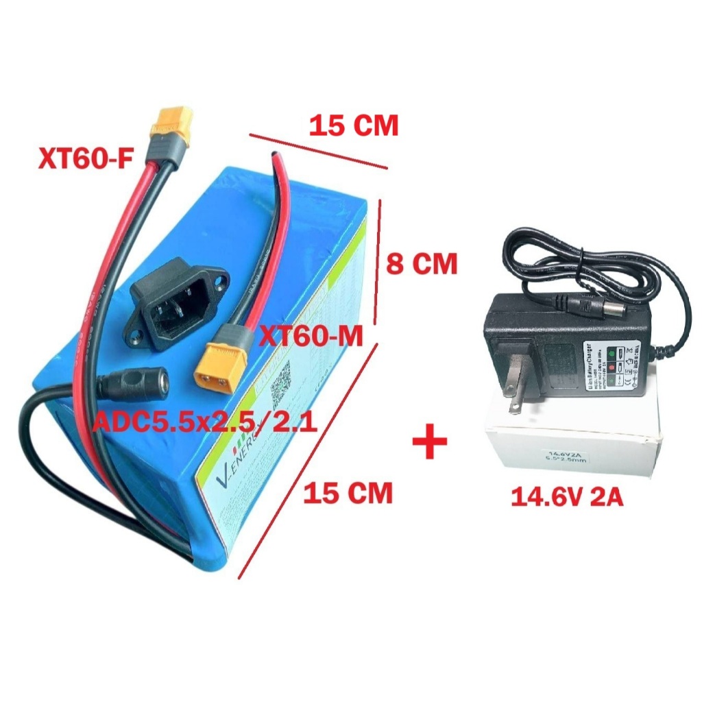 แบตเตอรี่ลิเธียมฟอสเฟต แพค (LiFePO4) ขนาด 12 V ( 12.8V-14.6V ) BMS 20A มีพาสซีฟ บาลานซ์ แบตใหม่ทุกก้อน