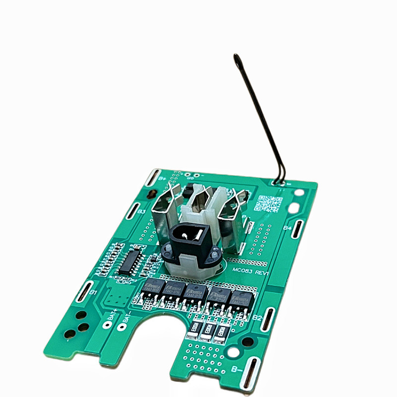 BMS บอร์ดป้องกันแบตเตอรี่ Li-ion 5S (21V) 25A เซลล์ 18650 และออกแบบให้ใช้กับแบตเตอรี่เครื่องมือไฟฟ้าทรง Dayi